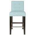 Safavieh Thompson Counter Stool- Sky Blue - 34.5 x 20.1 x 16.7 in. MCR4511G